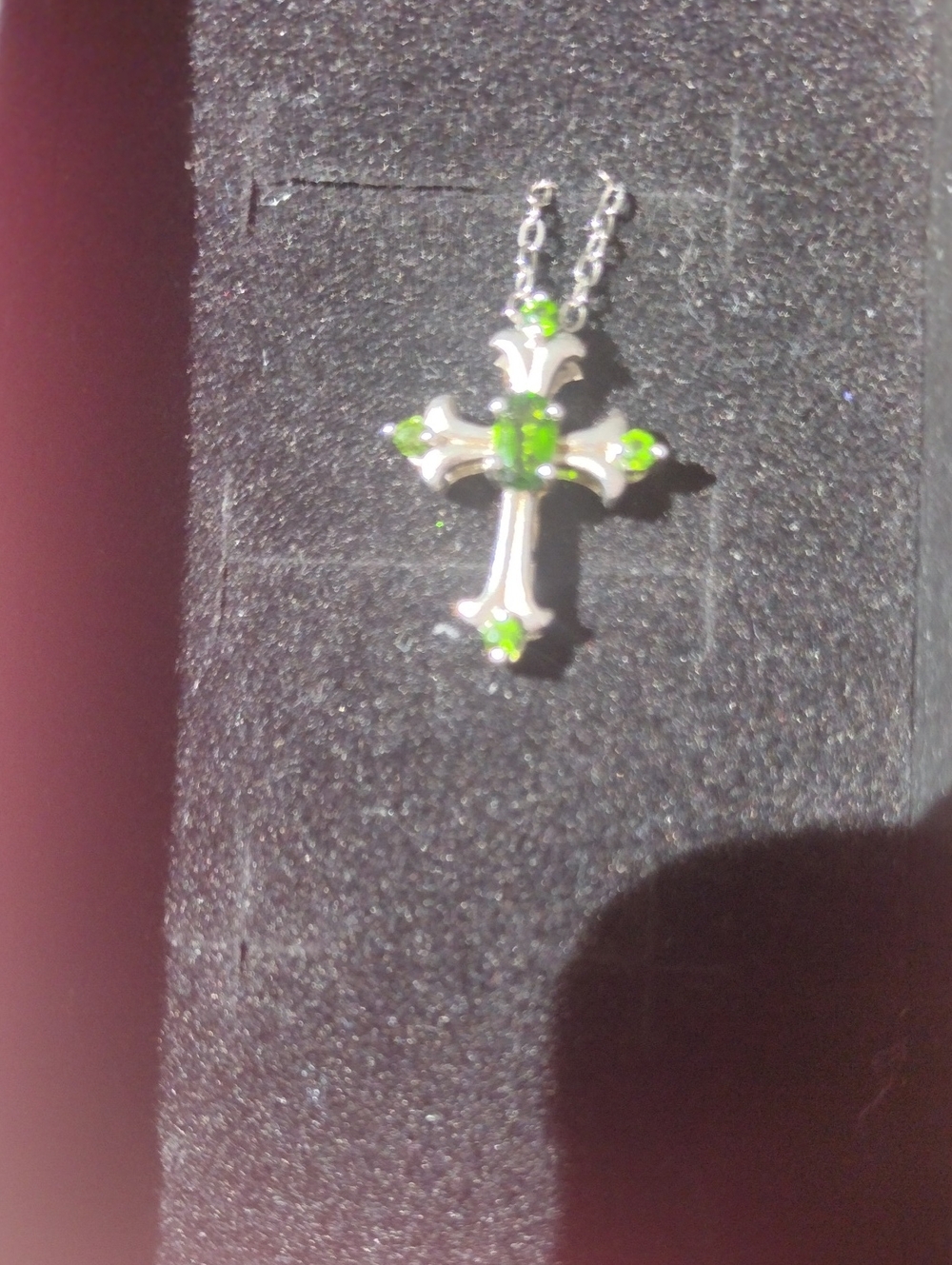 Chrome Diopside Cross